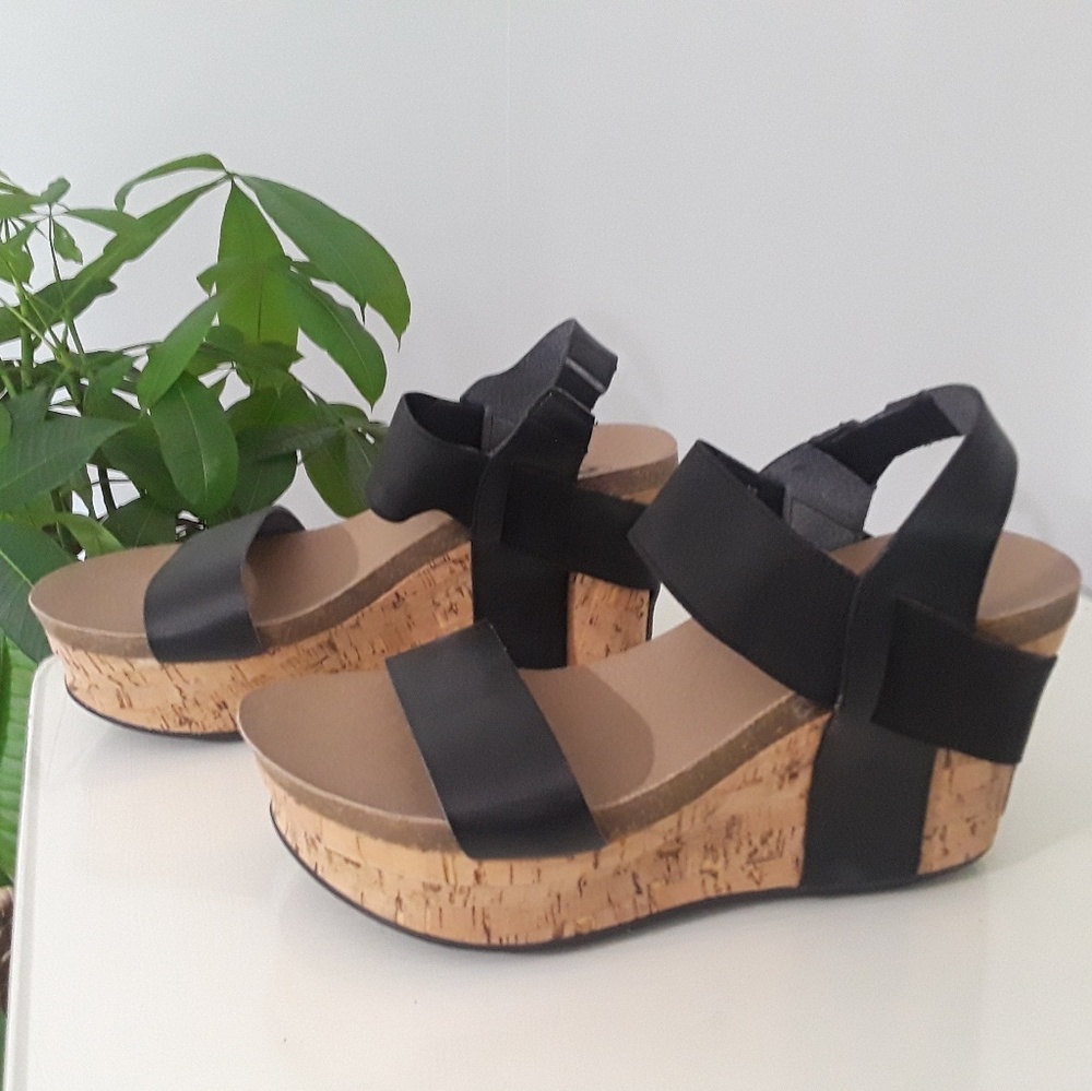 Corkys Sandals - Black Size 8